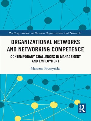 cover image of Organizational Networks and Networking Competence